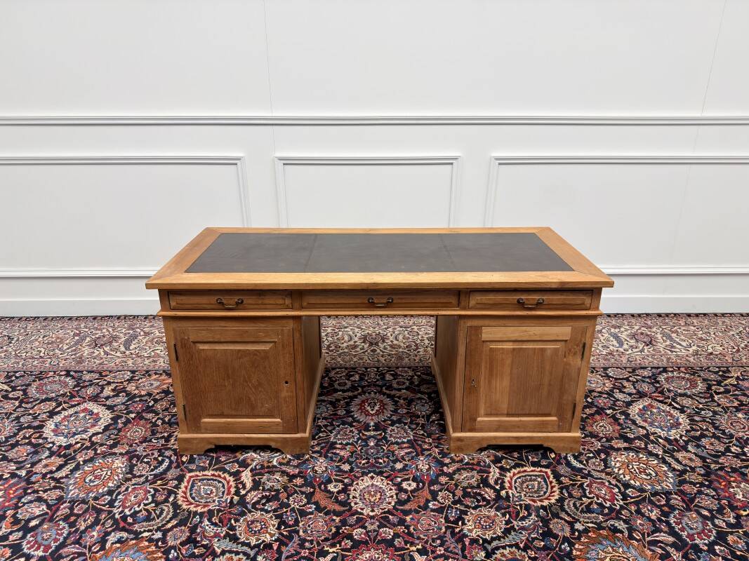 Bureau en teck classique anglais