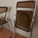 Plexi and chrome chairs 70