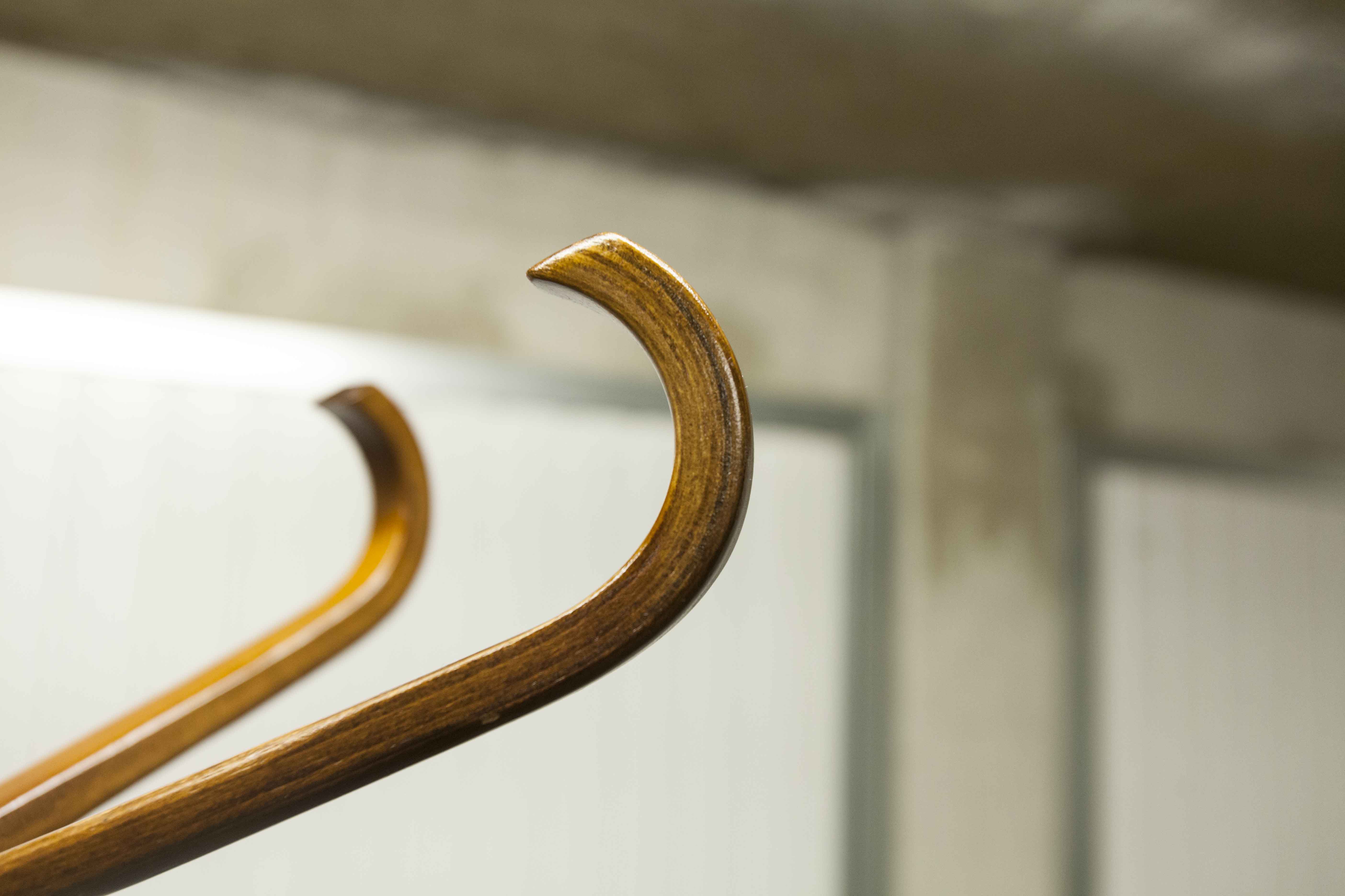 Coat rack rotating parrot Baumann 1960