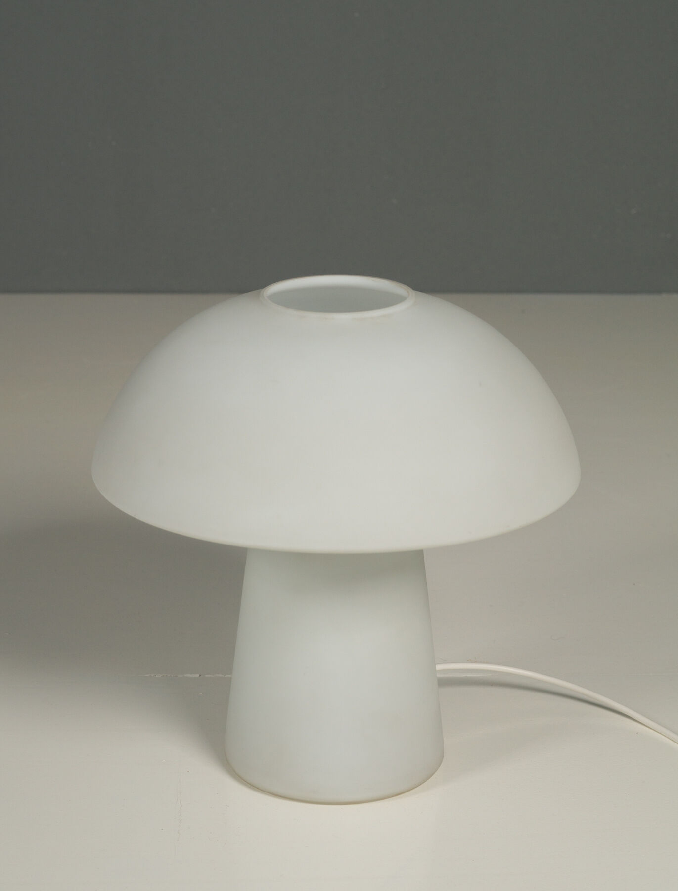 Glashütte Limburg model 6276 large mushroom lamp 1970'S