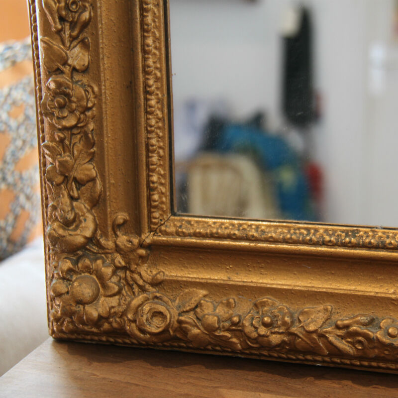 Miroir ancien doré