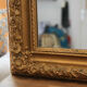 Miroir ancien doré