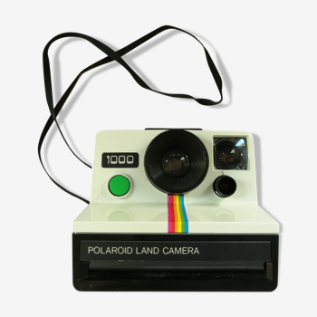 Polaroid land camera supercolor 1000 green button