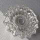 Empty ashtray molded glass pocket
