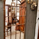 Large industrial mirror 195 cm high