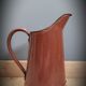 Broc pitcher enamelled brown