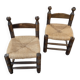 Pair of Chairs - Brutalist - Designed by Charles Dudouyt - c. 1940