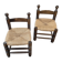 Pair of Chairs - Brutalist - Designed by Charles Dudouyt - c. 1940