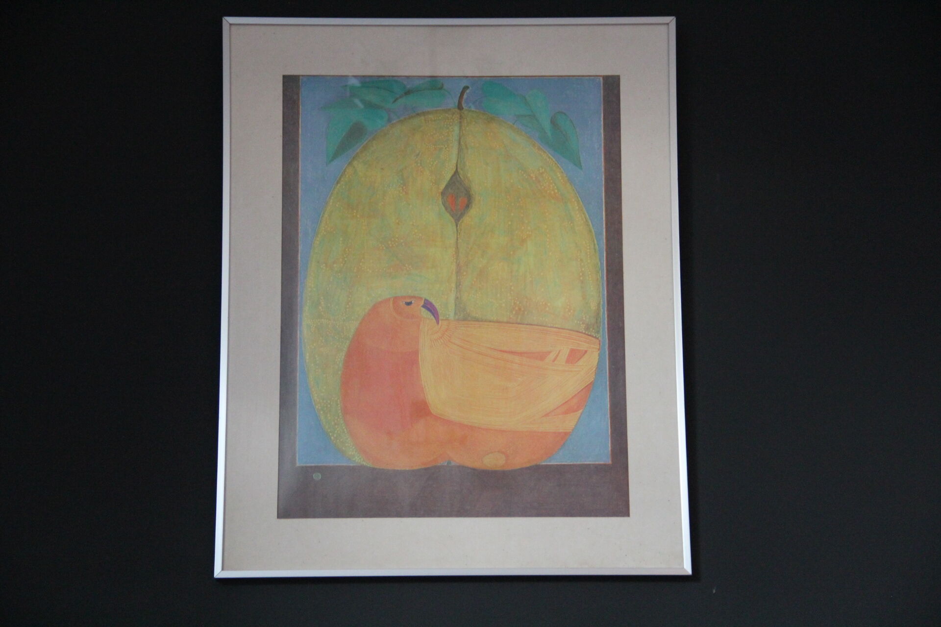 Vintage framed illustration