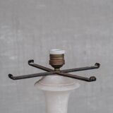 Alabaster french mid-century table lamp