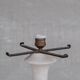 Alabaster french mid-century table lamp