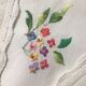 8 hand-embroidered napkins