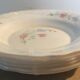 Arcopal set of 6 hollow plates pattern sweet peas