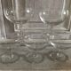 Set de cinq coupes à champagne en cristal
