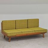 Banquette Daybed jaune vif par Drevotvar, ex Tchécoslovaquie 1960