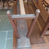 Farmhouse table and its 2 benches