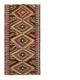 Turkish Handmade Vintage Anatolian Kilim 150 cm x 297 cm