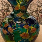 Vase en verre multicolore  Palita