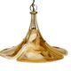 Vintage XXL Space Age pendant lamp, Plexiglas & Brass, 70s