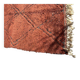 Traditional Beni Ourain Berber rug with brown patterns, 150/250 cm.