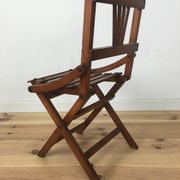 Chaise pliante pour enfants en lattes de bois