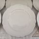 Lot de 6 assiettes plates en grès émaillé beige IKEA marli échancré