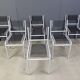 Ensemble de 6 chaises Sandow par René Herbst, années 1980