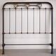 Iron and brass headboard