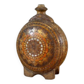 20th-Century Ornately Wooden Water Bottle, 1890s