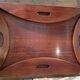 Table pliante bateau en acajou