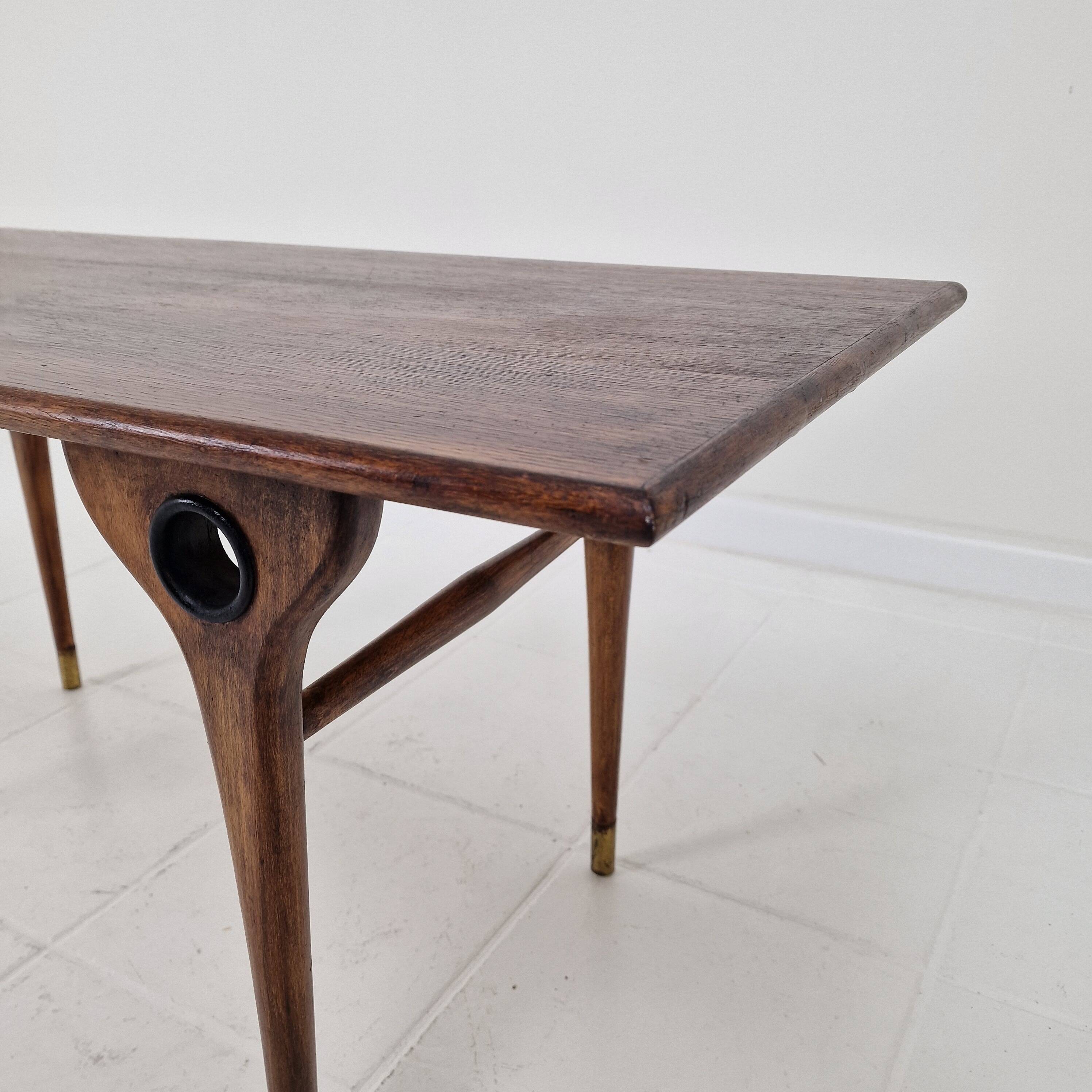 Table basse ou d'appoint rectangulaire italienne des années 1960