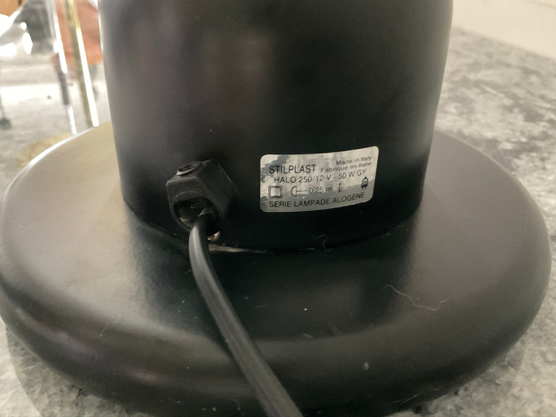 Stilplast rocking lamp from the 70s-80s.