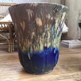 FLOWER pot XXL in glazed earth