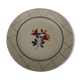 Round dish in Gien earthen earthen model Tamaris diam 28.5 cm