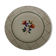 Round dish in Gien earthen earthen model Tamaris diam 28.5 cm