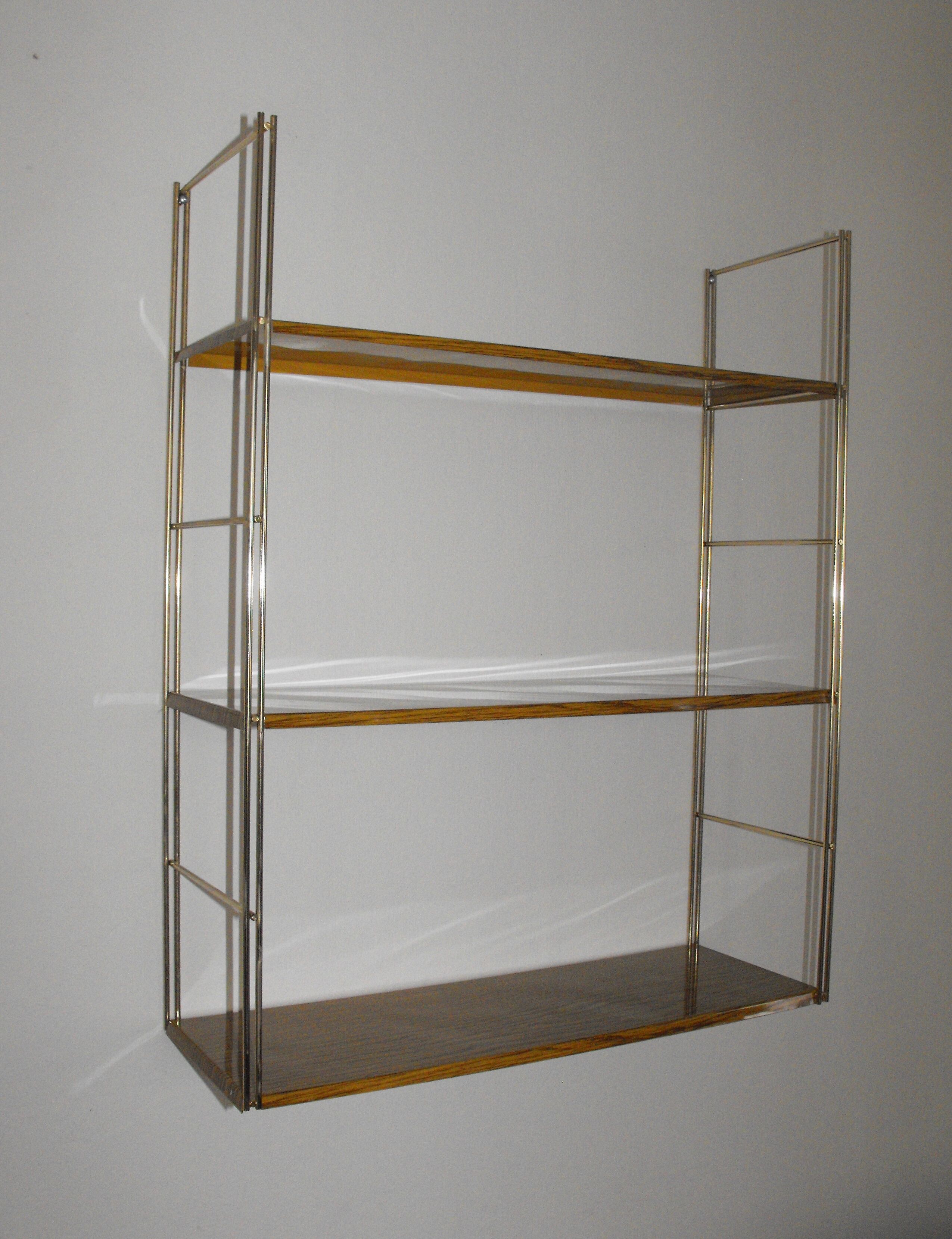 Vintage metal wall shelf