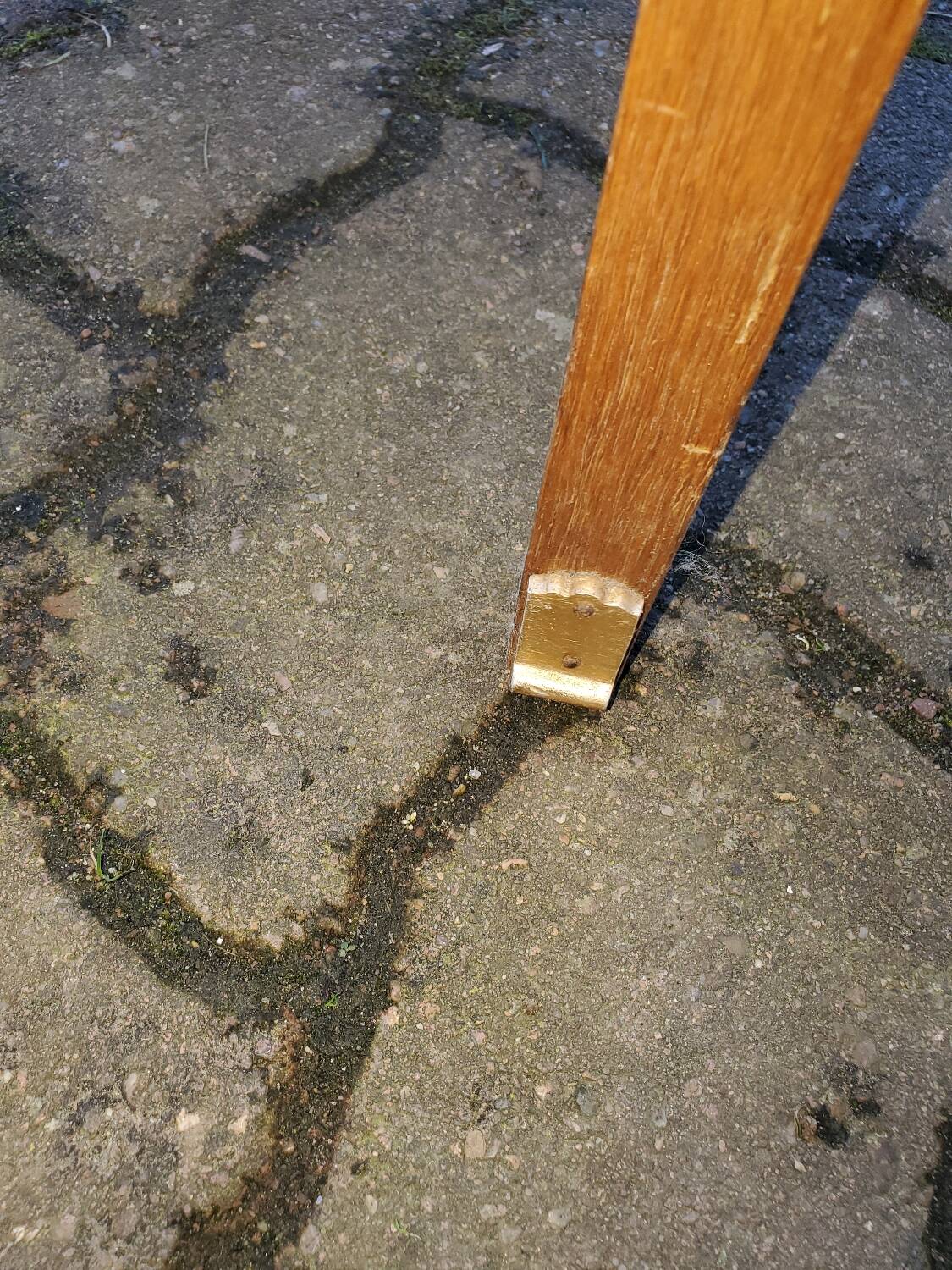 Leaf-shaped tray table with glass top