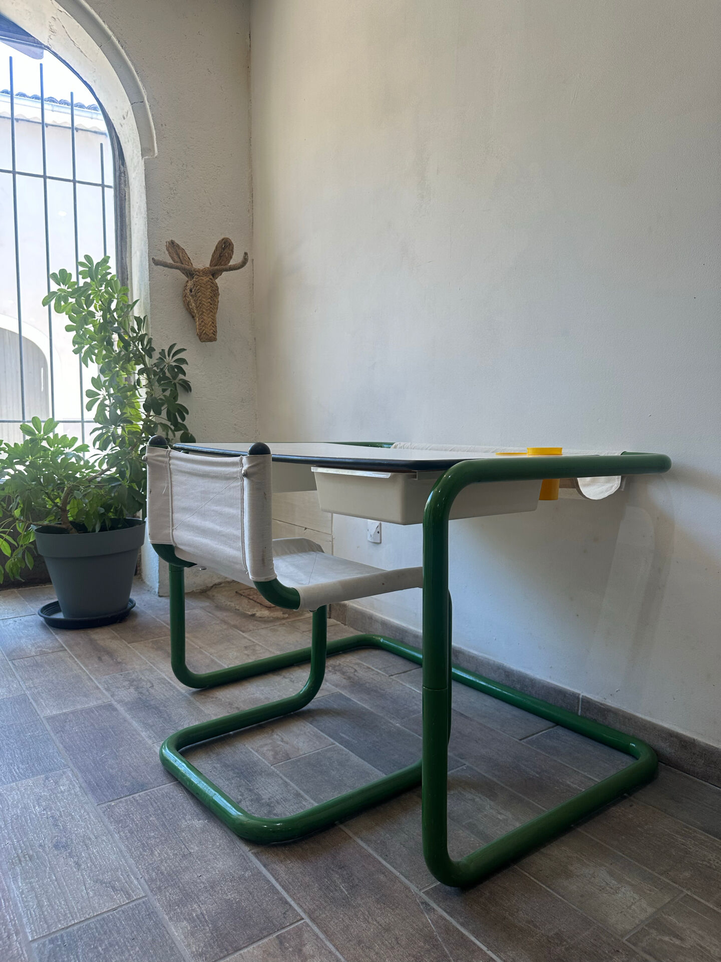 Bureau et chaise Marc Berthier 70s