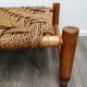 Wooden bench and rope 50s