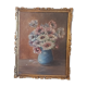 Huile sur carton vintage