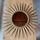 Old chaty vallauris sun mirror brass - 45 cm