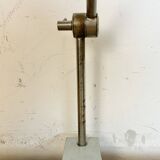 Grey Industrial Factory Office Desk Lamp from Elektrosvit, 1970s
