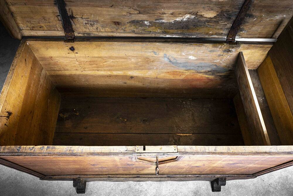 Old wooden chest