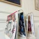 Vintage 70s Plexiglas magazine rack