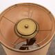 Brutalist Table Lamp Marble & Glass, Vintage 1980