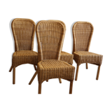 4 rattan chairs