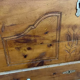 19th century carved wooden chest of drawers