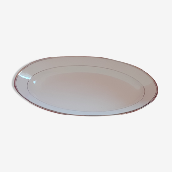 Plat ovale en porcelaine de Chartres sur cher