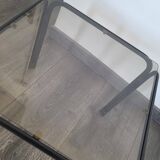 Black metal nesting coffee table