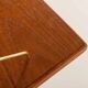 Danish mid century teak  floating shelves, set of 3 1960s